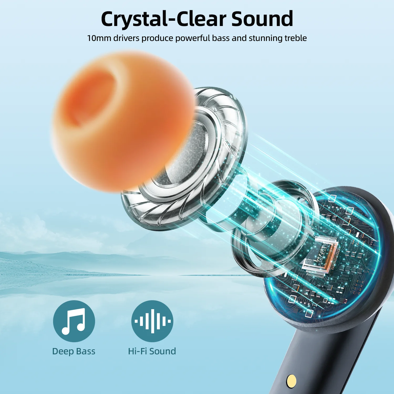 Wireless ANC Bluetooth Ear Buds 2