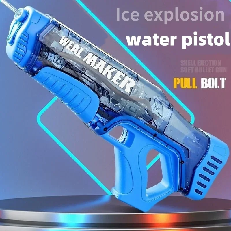 Pistola de agua totalmente automática, juguetes de gran capacidad, pistola de agua de alta presión, pistolas de remojo, juguetes de piscina de verano al aire libre para niños, regalos