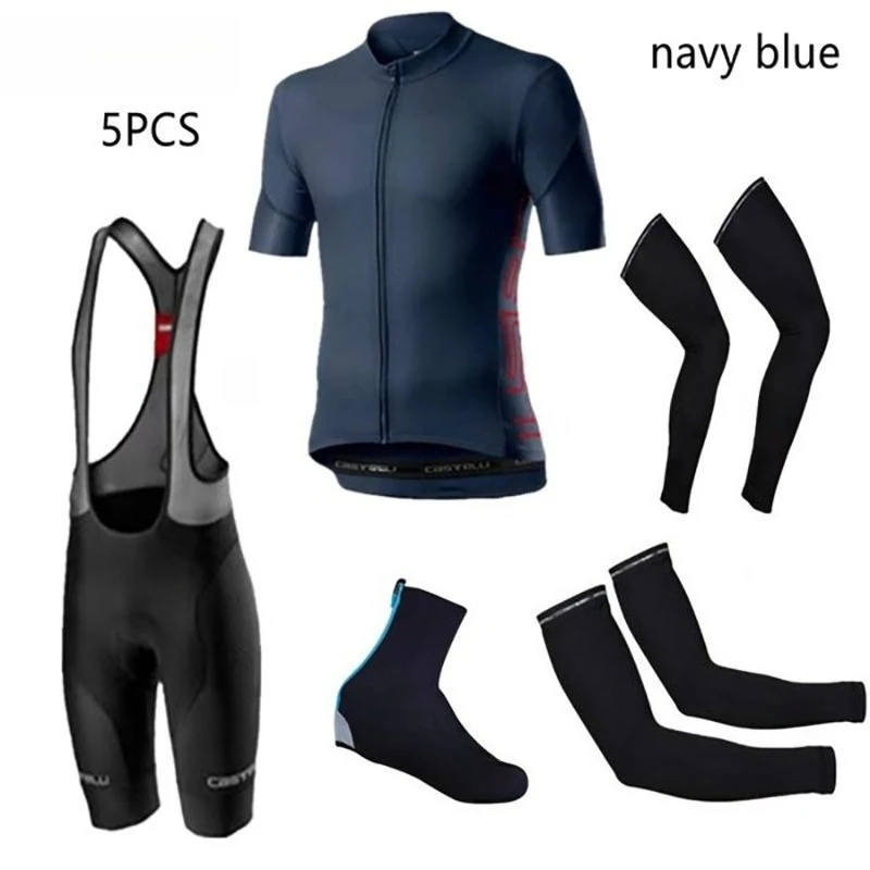 set-unisex-5-pezzi-maglia-ciclismo-asciugatura-rapida-salopette-ciclismo-con-imbottitura-9d-abbigliamento-bici-da-corsa-e-mtb-abbigliamento-outdoor
