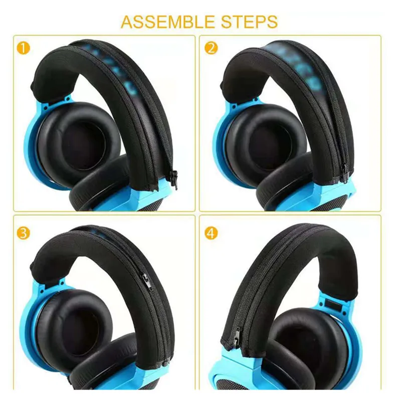 استبدال 1 قطعة سماعة حامي سستة عقال ل Razer سماعة اكسسوارات الأسود