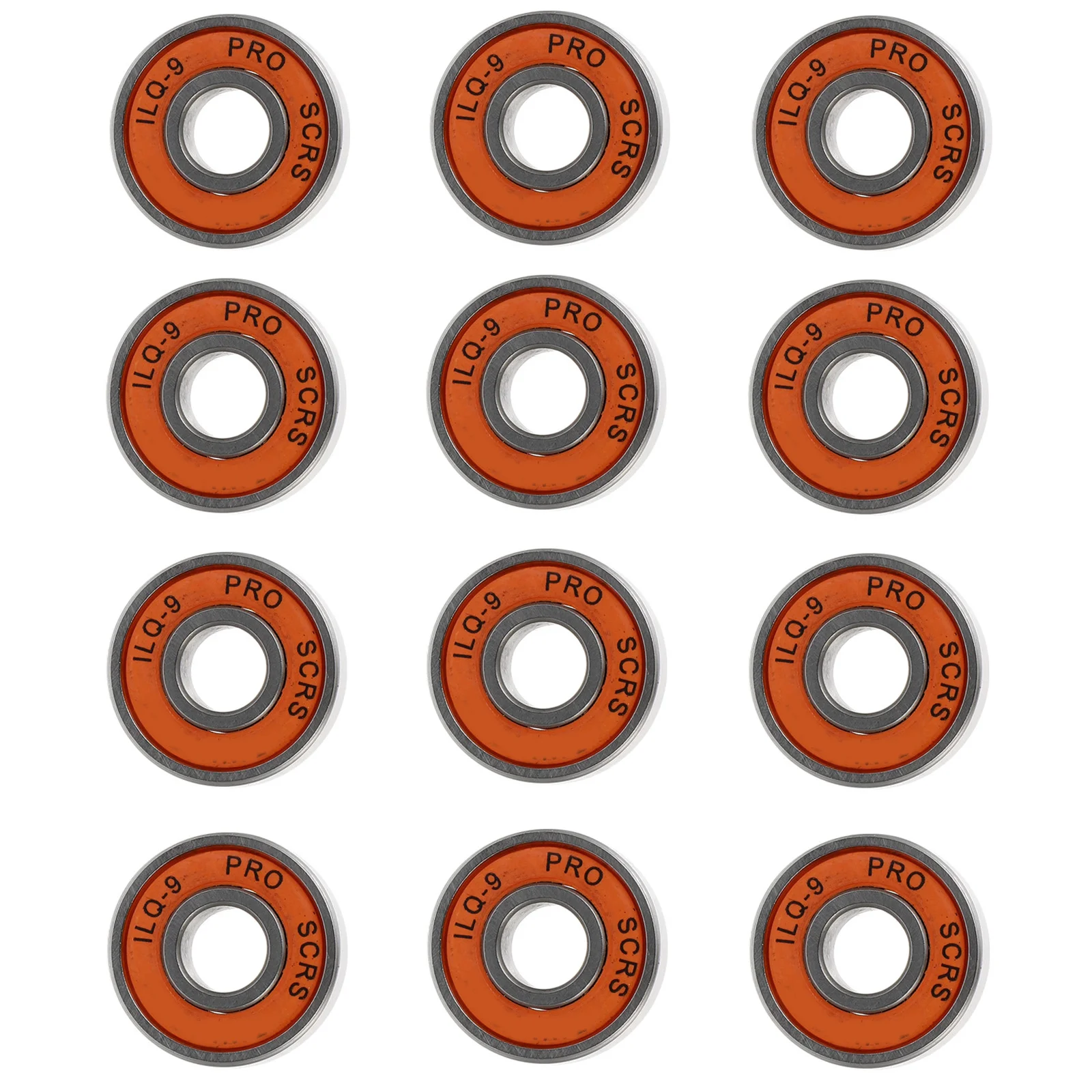 12 قطعة محامل لوح التزلج الصلب دائم عالية السرعة Longboard مضمنة سكوتر الأجهزة سكيت تحمل Longboard تحمل