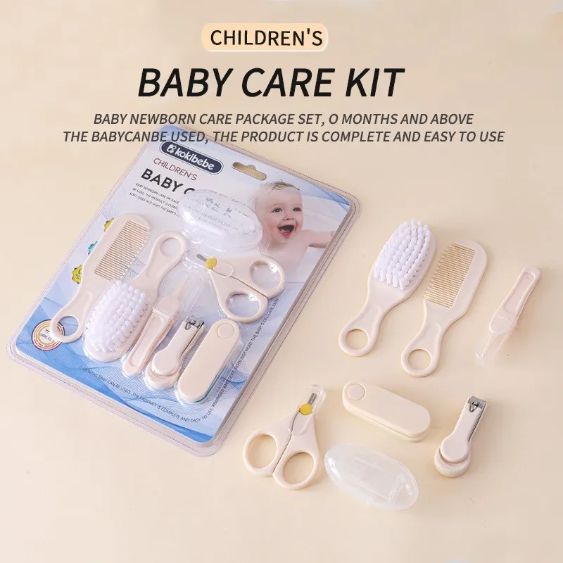 

Baby Care Set Safe Nail Clippers Soft Comb Brush Care Combination Hair Comb Grooming Brush Set Nail Trimmer Kit Healthcare Tools