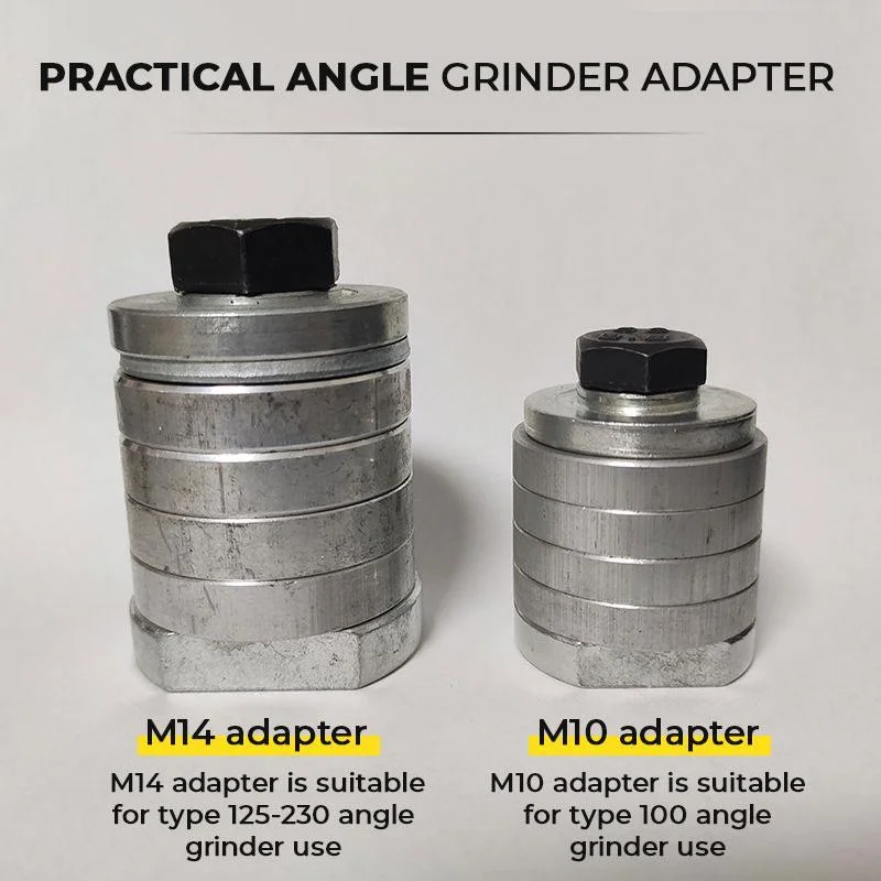 Angle Grinder para Grooving Machine Adapter, Modificação Slotter Acessórios, Conversão HeadM10-14, 100 125 230