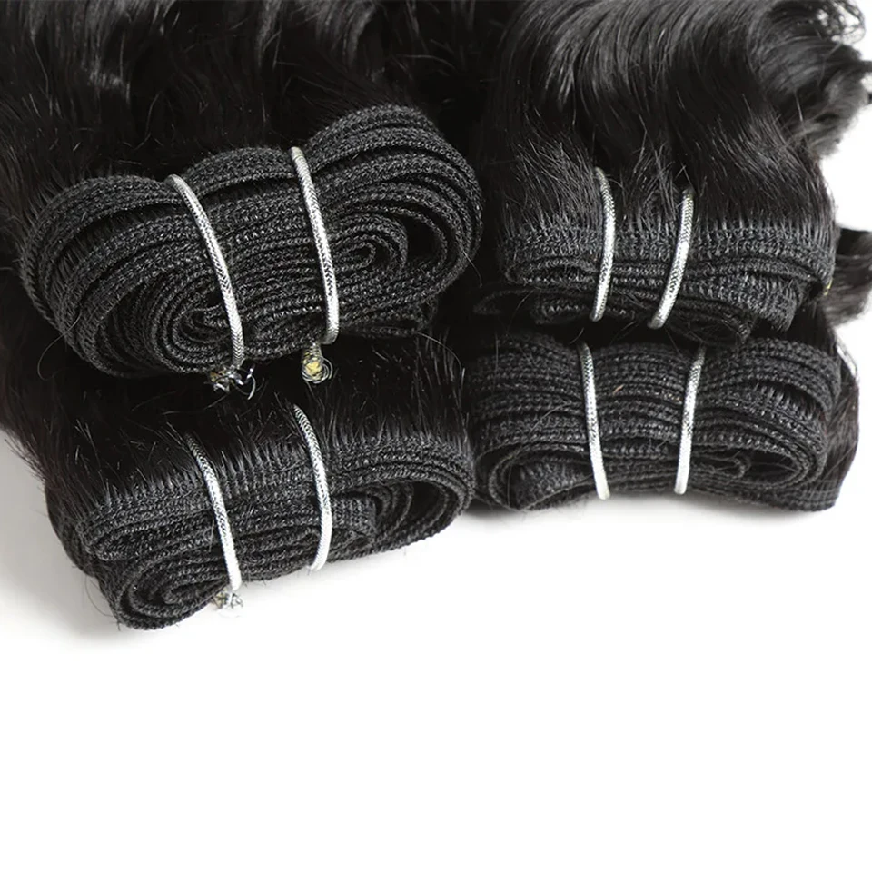 4 Pcs Pack Sale Loose Wave Brazilian Hair Weave Bundles 8-14 Inch Human Hair Bundles For Women 190Gram