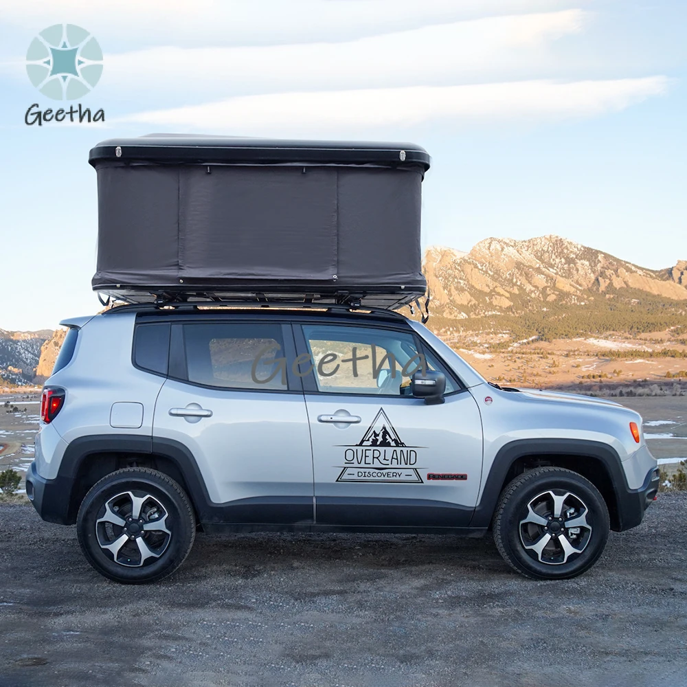

Outdoor Camping 4wd Foldable Hard Shell Vehicle Open Car Roof Top Tent Box Hardtop Aluminum Rooftop Tent