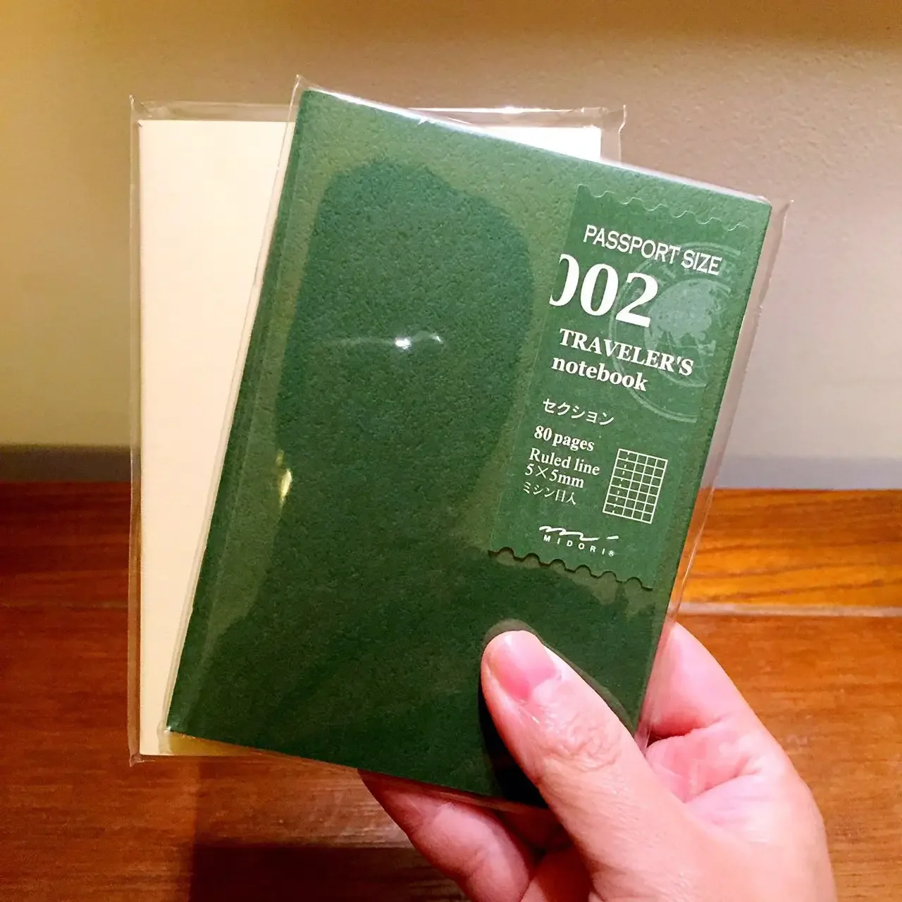 MIDORI  travelers traveler's notebook passport version accessories inserts inner page Sticker - view 3
