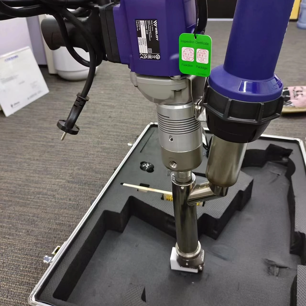 Plastic Extrusion Welder/Welding Gun Machine for HDPE Geomembrane