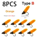 8PCS B Orange