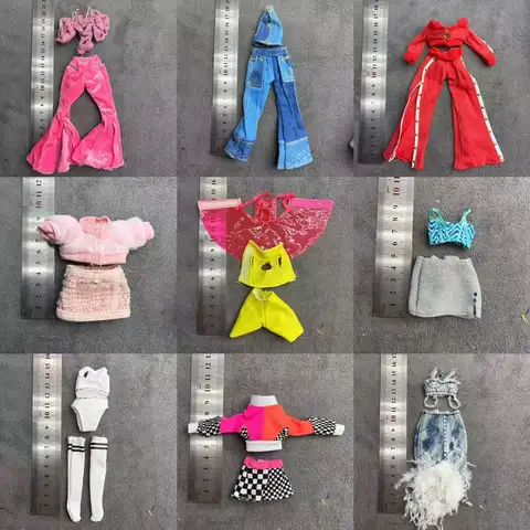 Original 24cm OMG Fashion Big Sister Dressup Girls Multi-Style Clothing DIY Doll Accessories Toys Can Choose