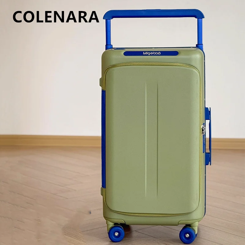 COLENARA High Quality Suitcase 20 Inches ABS + PC Boarding Box 25