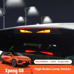 Fit For Xpeng G6 High Mounted Brake Light Sticker Xiaopeng G6 Modified Taillight Personalized Decorative Sticker