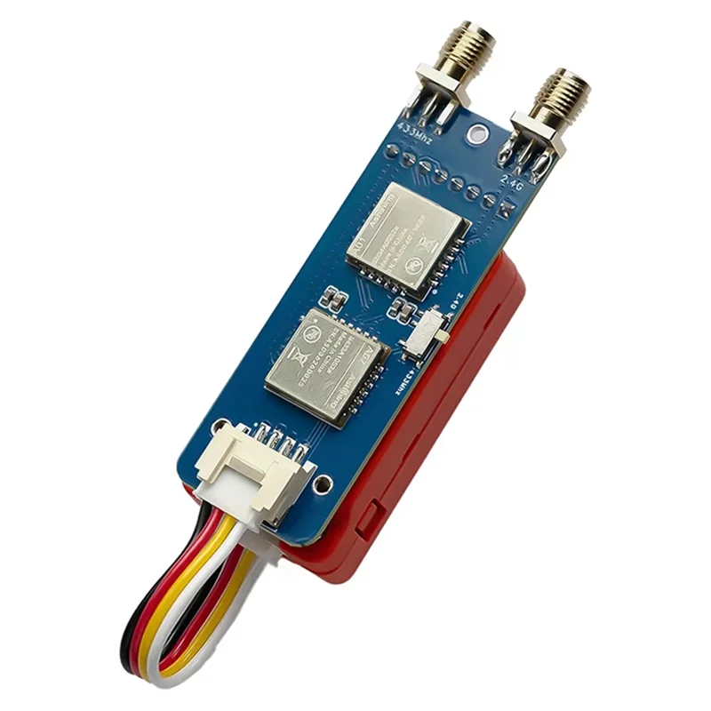 

Плата AA08-RF для M5stack Stickcplus CC1101 433 МГц, двухчастотная, 433 МГц + 2,4 ГГц, установка прошивки Брюса