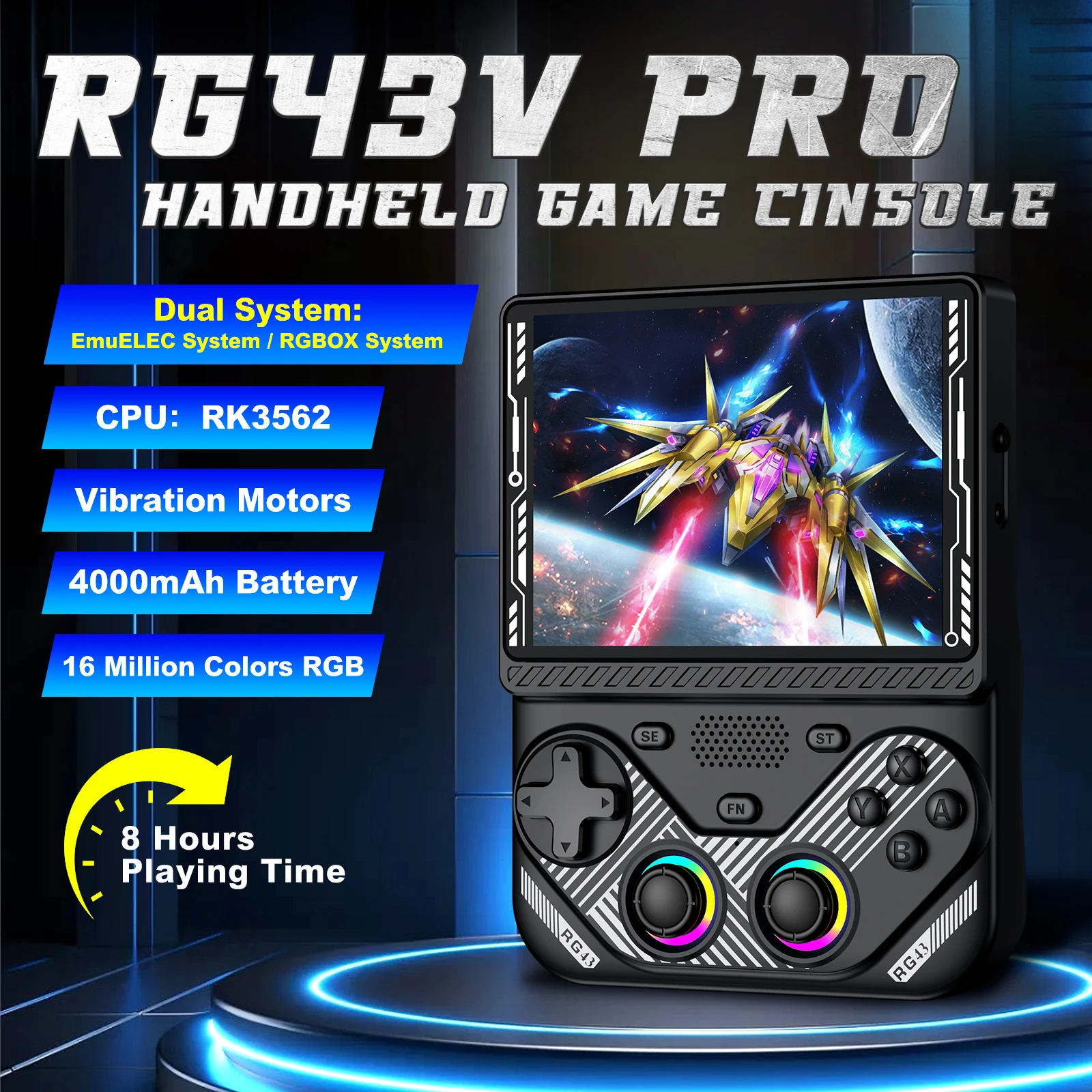 Retro Gaming Images - RG43V Pro Retro El Oyun Konsolu