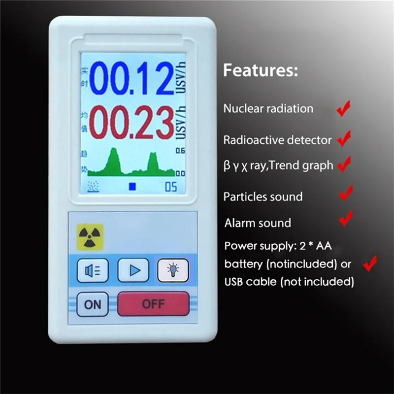 

A84X-Ray Detector X-Ray Β Γ Detector For Detecting Personal Dose Of Nuclear Radiation For Detecting X-Ray Beta Gamma