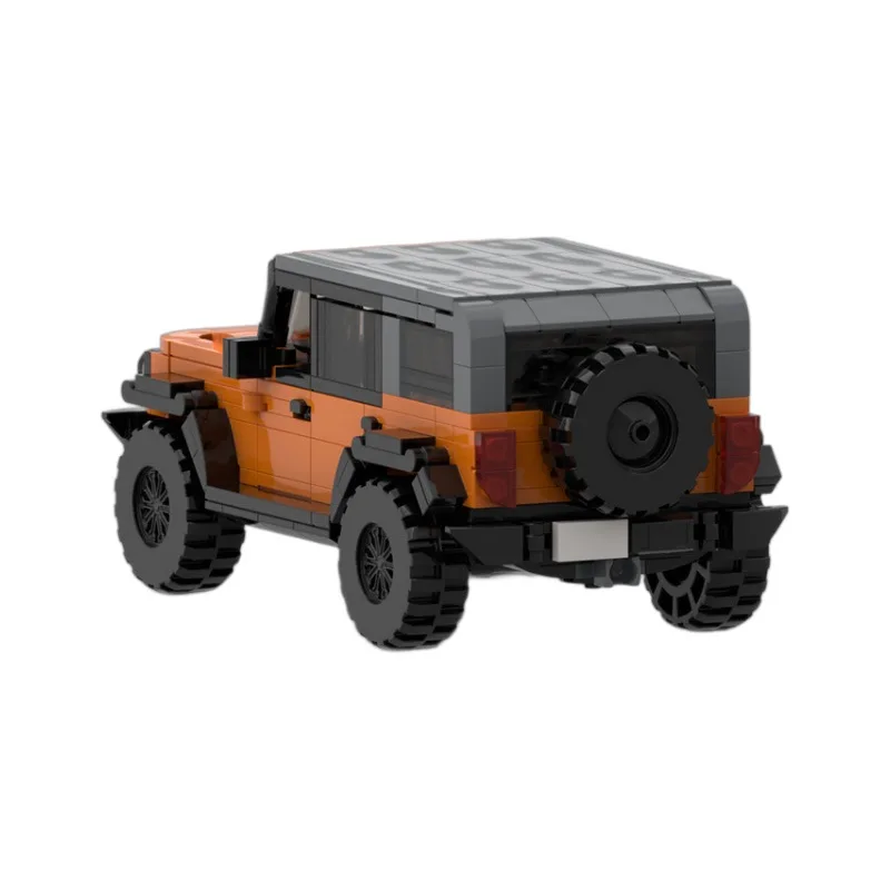 MOC Forded Bronco Speed Champions SUV Cars Techniced Building Blocks mattoni Set bambini Puzzle giocattoli regali per bambini e adulti