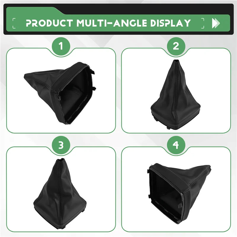 

PU Leather Dust Cover Car Gear Shift Knob Case For Ford C-Max Focus Mk2 MK3 Kuga Galaxy Auto Accessories