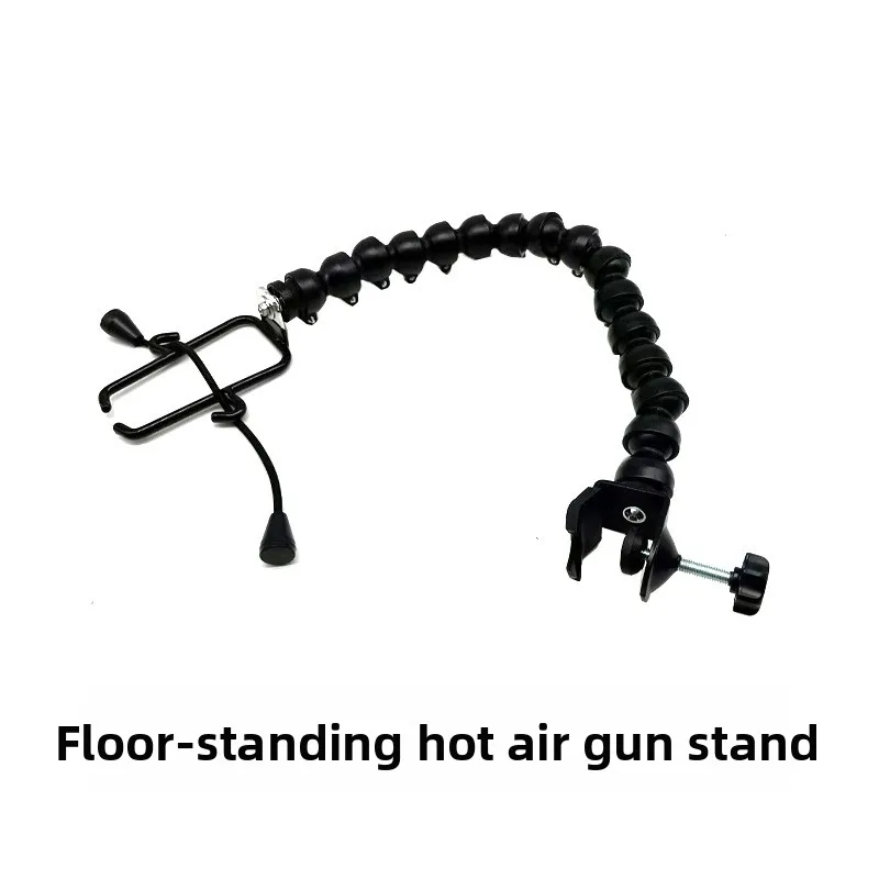 Hot Air Gun Bracket Hair Dryer Support Frame Elbow Suction Cup Base Led Detection Light Bracket for Car Film Body Paint