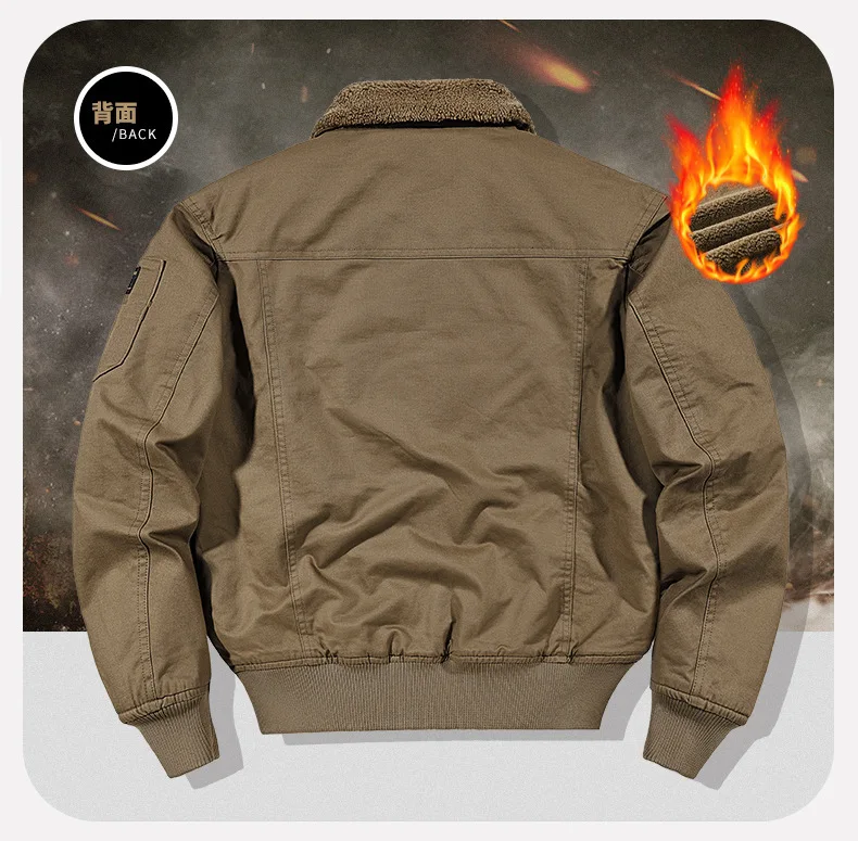 Factory Direct Sale Retro Men's Cotton Coat Loose Plus Size Thickened Jacket Workwear Style Puffer