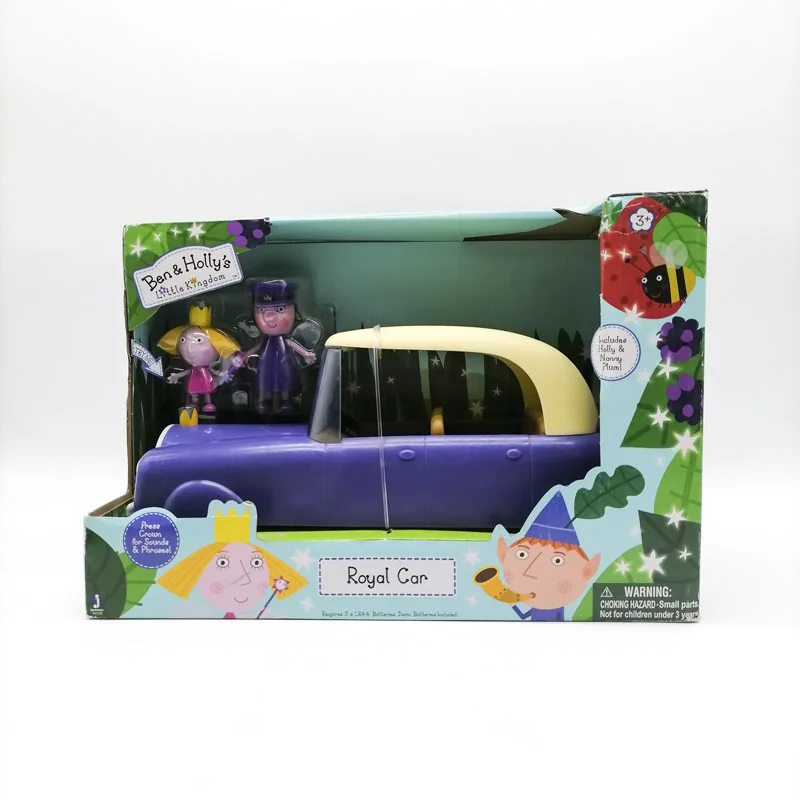 

Genuine Ben Holly Dolls Little Kingdom Figurines Nanny Plum Collect Play Action Figures Sounds Royal Car Toy Kids Gift