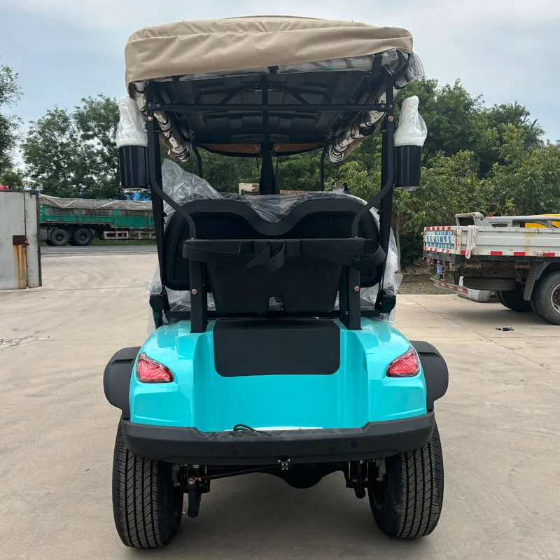 Street Legal 246 Seater Electric Golf Cart Club Car 72V Lithium Battery Golf Scooter 5KW 7KW Beach Electric Golf Cart