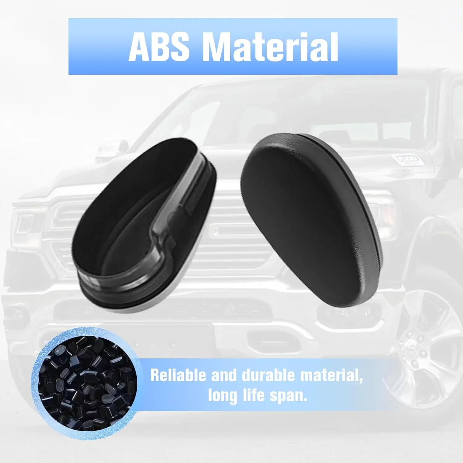 Tubular Side Steps Bar End Caps – Left Side – Fits Ram 1500-5500 (2009-2022)