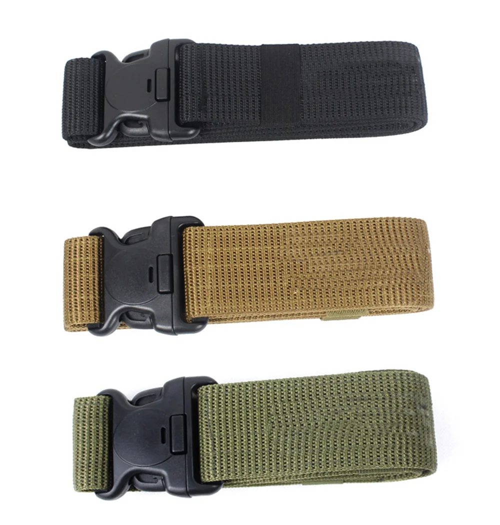 Canvas Strong Buckle for Women Unisex Military Army Tactical Mens Belt Labor Protection