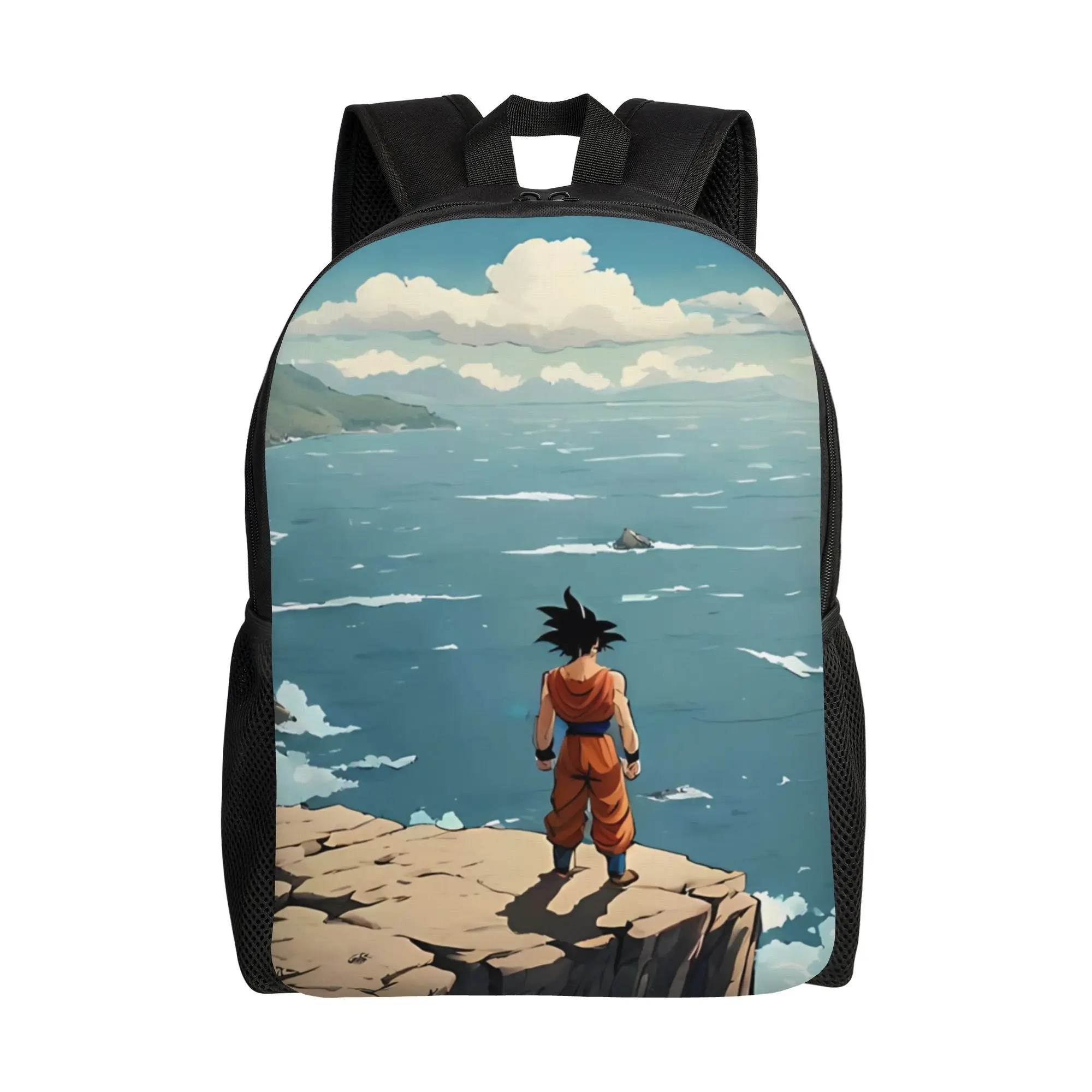 

Back to school season Akira Toriyama Bookbag Son Goku Male Lady Vintage Backpack