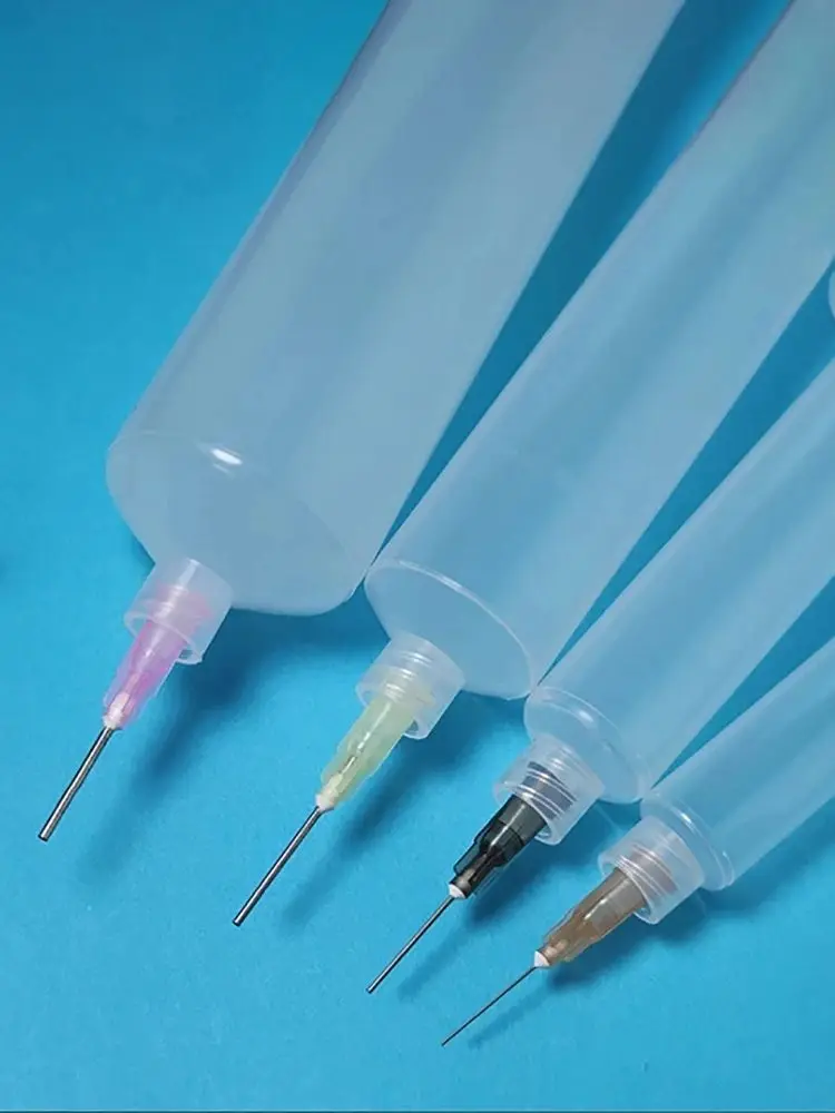 10/50/100 pièces Style baïonnette 42mm aiguille de distribution seringue aiguilles pointe pointes de précision distributeur de liquide aiguille accessoires
