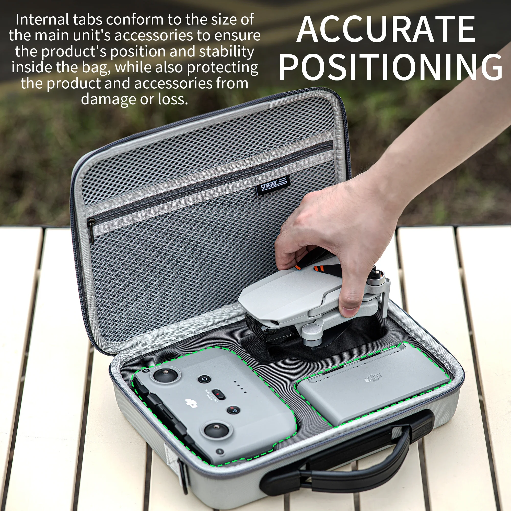 DJI Mini 4K /Mini 2/Mini 2 SE 드론 액세서리 운반 케이스 PU 가죽 휴대용 여행용 숄더 백용 STARTRC 보관 가방