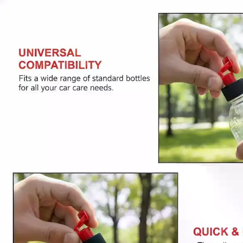 

28mm Car Care Wax/Tire Shine Bottle Pull Top Caps Portable Liquid Dispenser Detailing Tools Dispensing Bottle Pull Cap