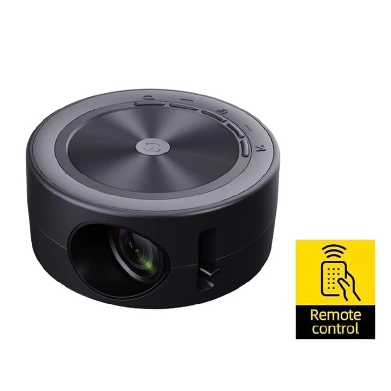 YT200 Mini Projector LED Media Player Portable 320X180 Pixels Built-in 4Ω2W Speaker Support 1080P USB Sync Screen - view 6