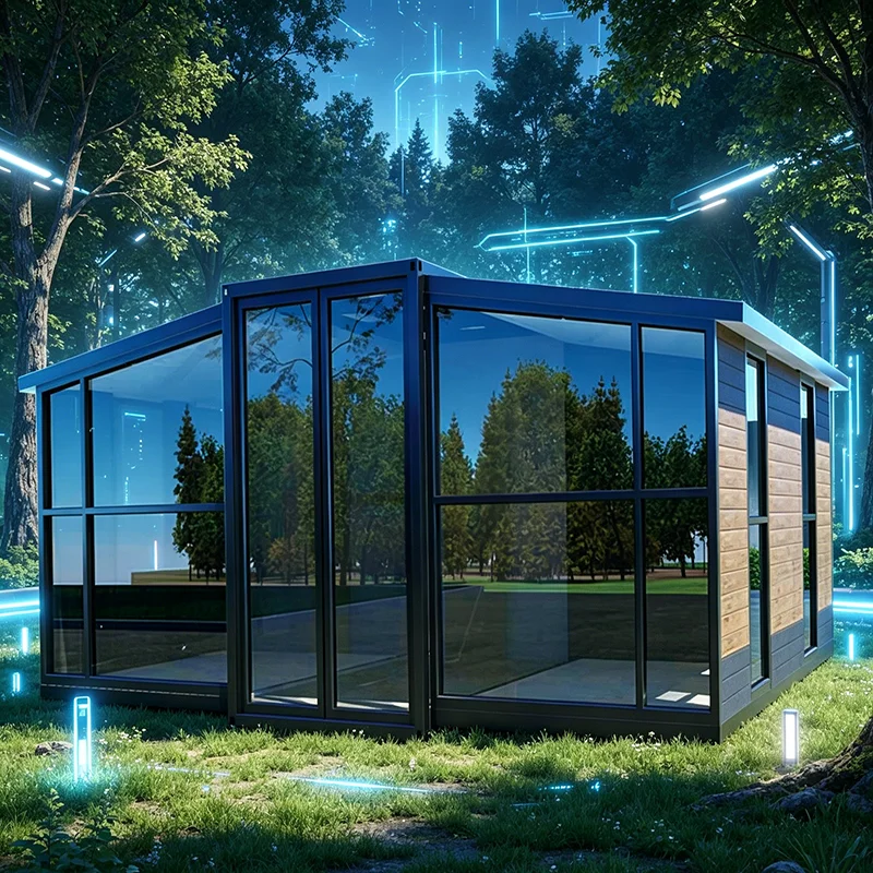 Customizable Eco-Friendly Expandable Foldable House Steel Prefabricated Container House for Villa Camping Office Living