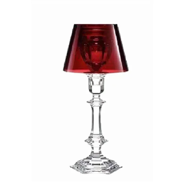 Passion Fire Tall Crystal Candlestick Home Gift with Exquisite Gift Box