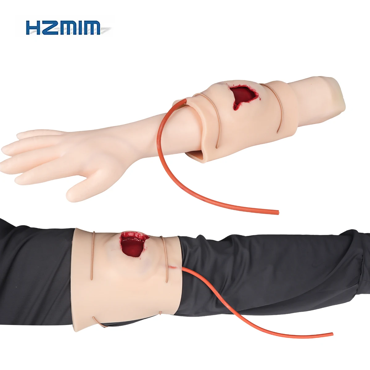 Lifelike Gunshot Simulator Emergency Trauma Training Module For Nurses, Doctors First Aid Silicone Wound Care Practice Pad