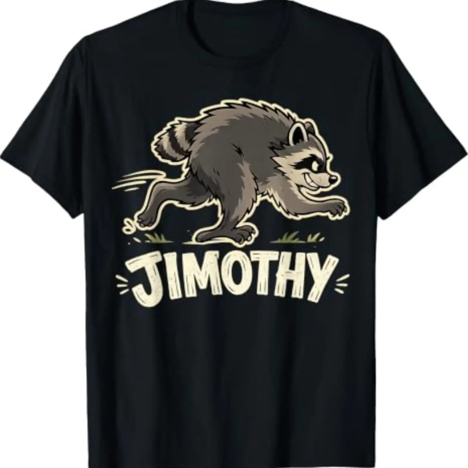 Jimothy The Raccoon Seattle T Shirt vintage Washed Comfortable Breathable Unisex designer clothes Top For Everyday Wear