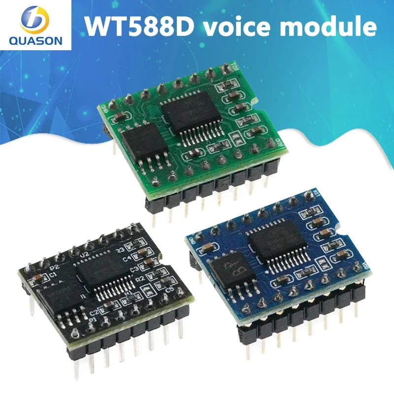 WT588D voice module voice chip can repeatedly erase high-quality voice downloads of 8M/16M/32M