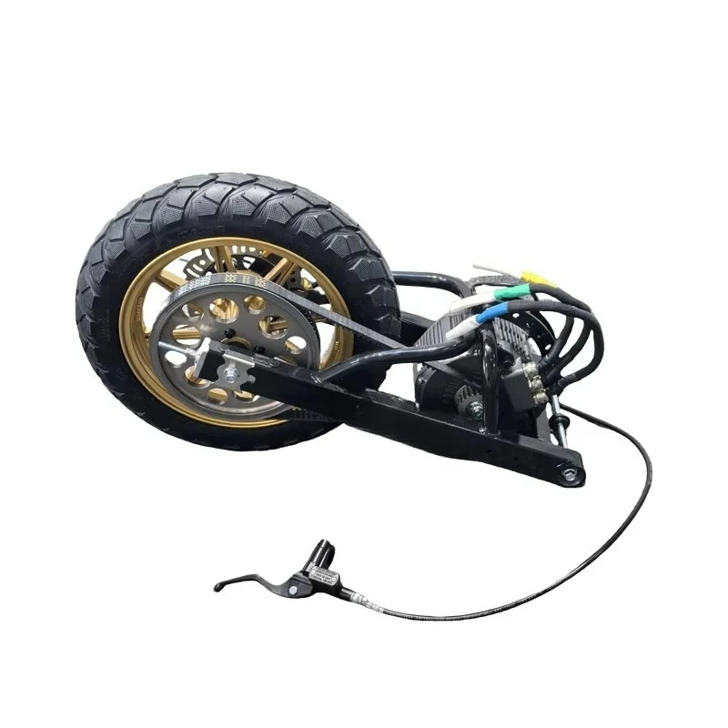 Aluminum Wheel Belt Street Version Kits 13KW Motor Swing Arm