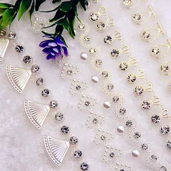 4 Exquisite ABS Imitation Pearl Hot Diamond Plastic Lace DIY Handmade Necklace Bracelet Anklet Tiara Ribbon Photo Album Ornament