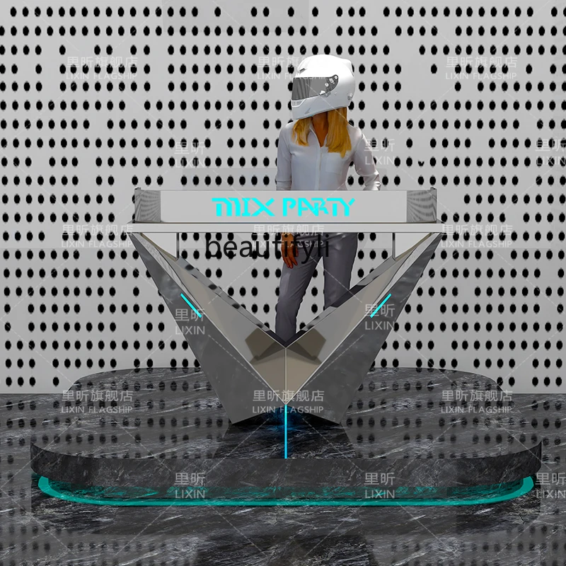 

Bar KTV DJing Desk Slow Shake Bar Luminous Table Electronic Music Bar KTV Party Room Mobile DJ Desk Customization