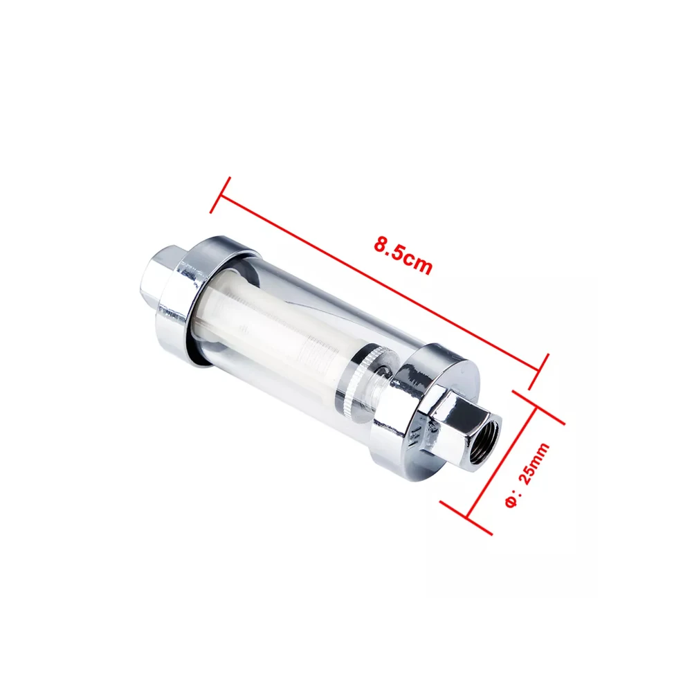 1pc Universal Car Inline Gasoline Filter Car Reusable Fuel Filter Car Washable Fuel Filter Tool Auto Replaceable Accessories