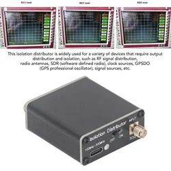 Active RF Isolation Distributor RF  Splitter for SDR GPSDO  Source 100kHz to 150MHz Active RF Isolation Splitter