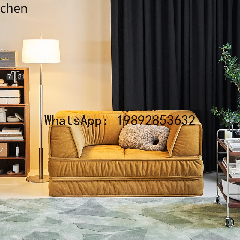

P5/20 sofa bed movable module small apartment living room new fabric tofu sofa