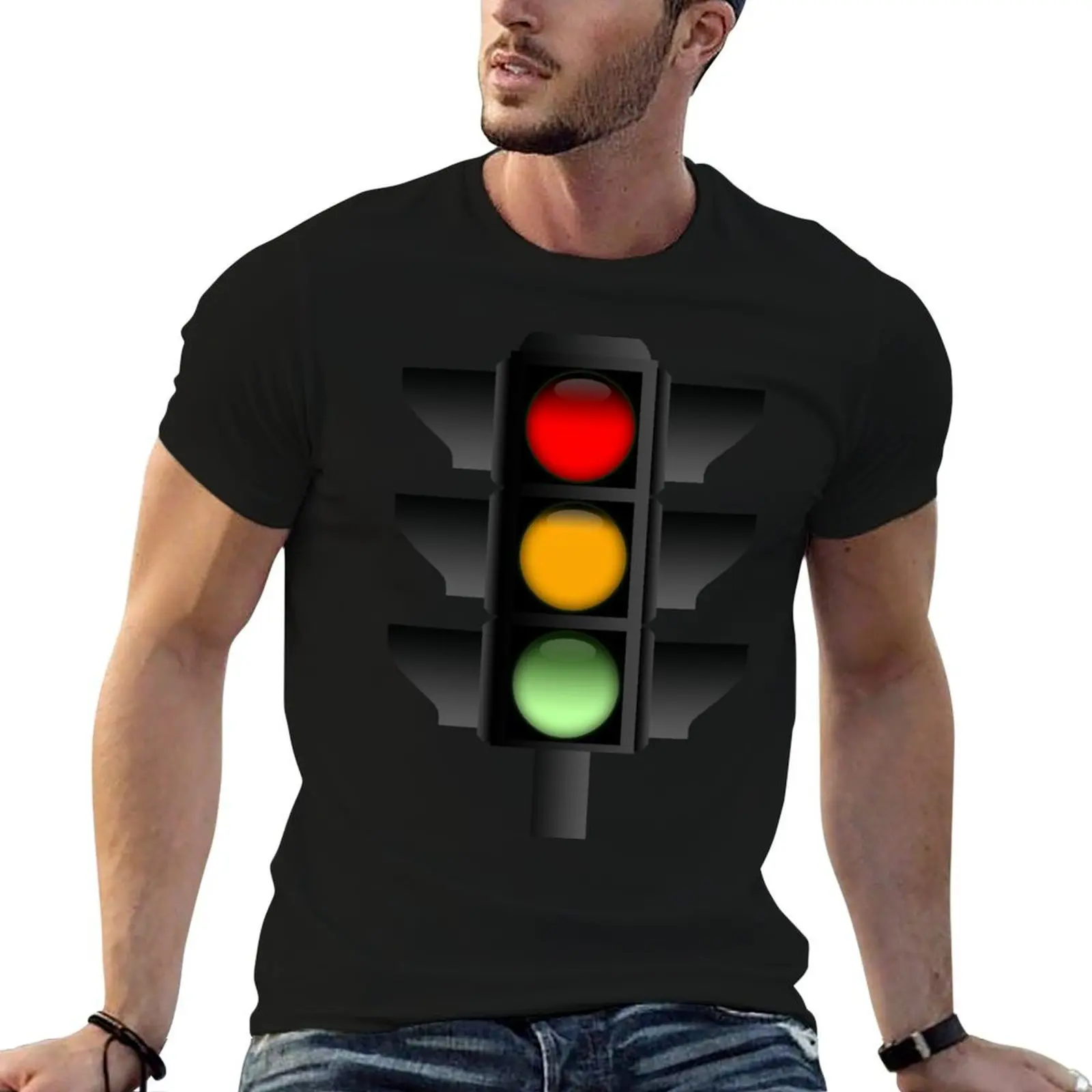 Traffic Lights T-Shirt Festival Short Sleeve T-Shirt