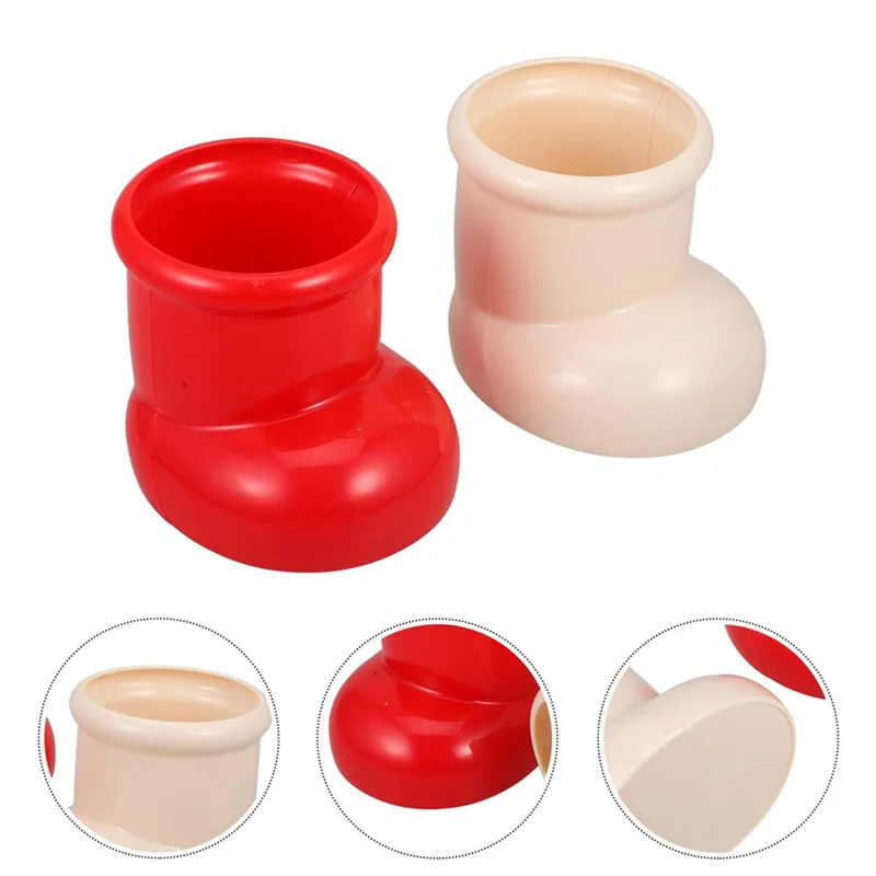 BAAG-부츠 모양의 펜 홀더 컵 유형 데스크탑 편지지 보관 상자 메이크업 브러쉬 컨테이너 펜 홀더 꽃병 사무실 장식