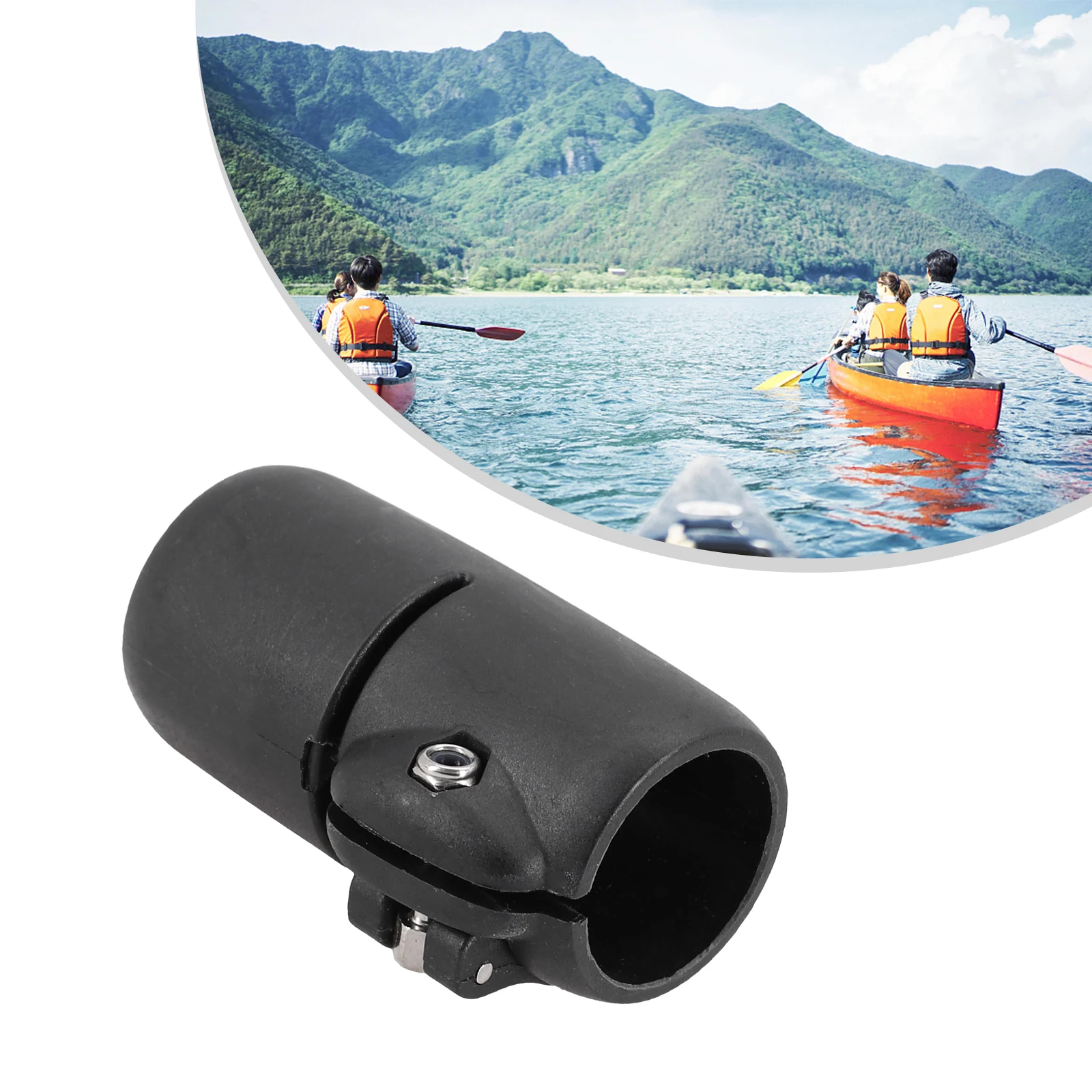 

Kayak Paddle Clamp Inflatable Boats Adjustable Spare Clamp Paddle Shaft Clamp Quick Release Adjuster Buckle For Touring Fishing