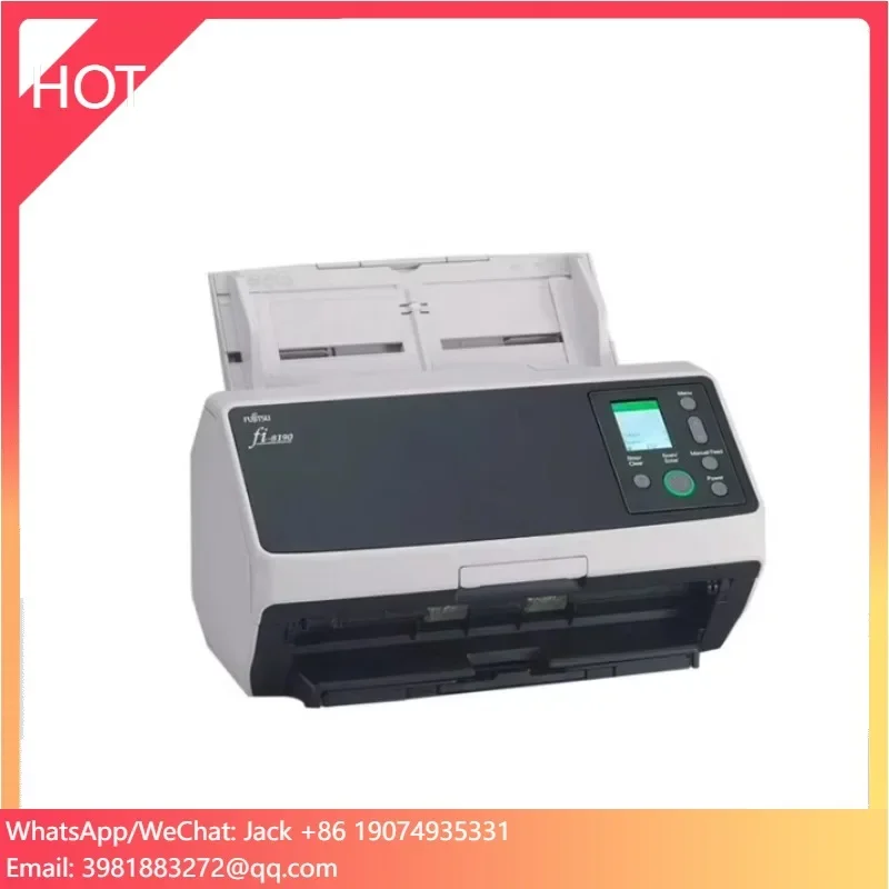 

Fujitsu Fi-8190 Portable Paper Scanner, A3 A5 Color HD Automatic Double-sided Continuous Scanning Paper Feed Network Scanner