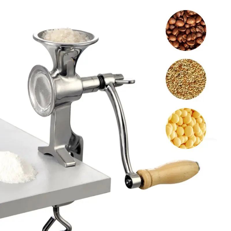 Hand-operated Coffee Grinder for Spice Pepper Corn Chickpeas Coffee Beans