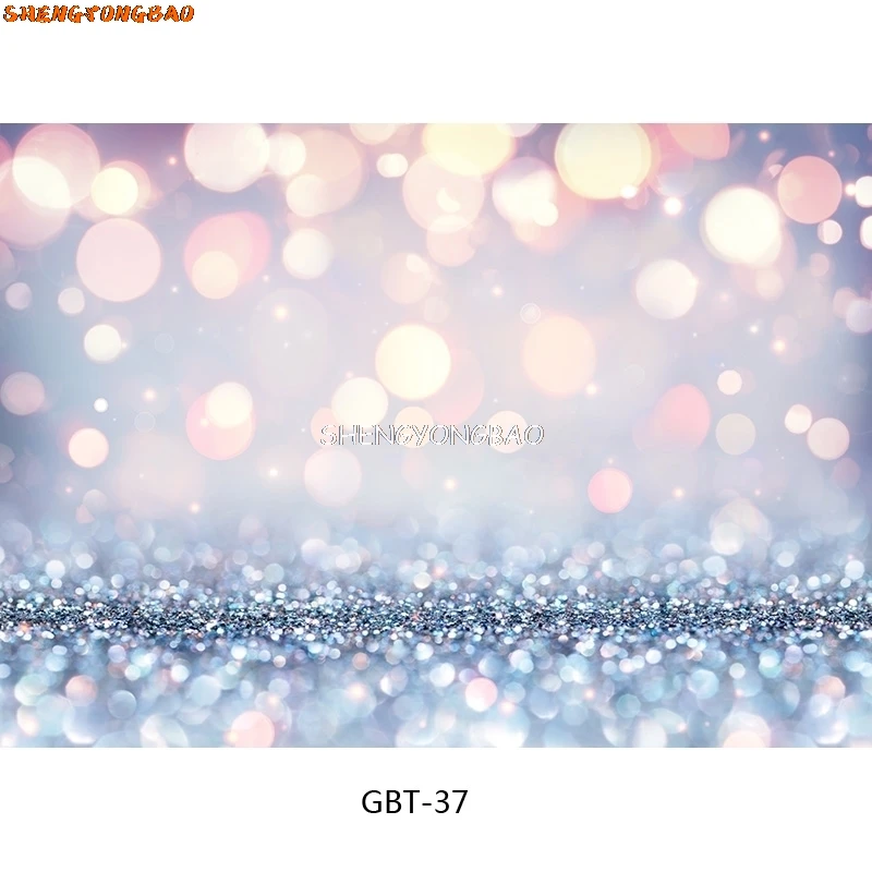 SHENGYONGBAO Digital Printed Photography Backdrops Prop Glitter Facula Light Spot Theme Photography Background   GBT-08