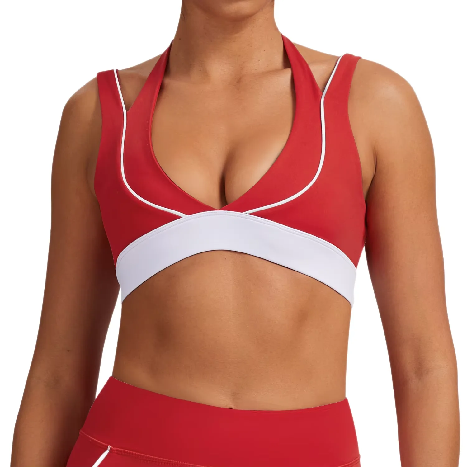 Women's High Support Padded Spandex/Nylon Seamless Sports Bra-Shockproof for Running & Gym Workouts