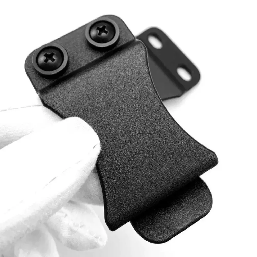 Kydex Sheath Accessories, Nylon Waist Belt Back Clip with Complete Mounting Screw Kit for Knife Scabbard Holster Construction
